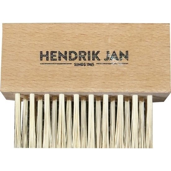 Hendrik Jan Onkruidborstel - hout - voegenborstel met staaldraad -