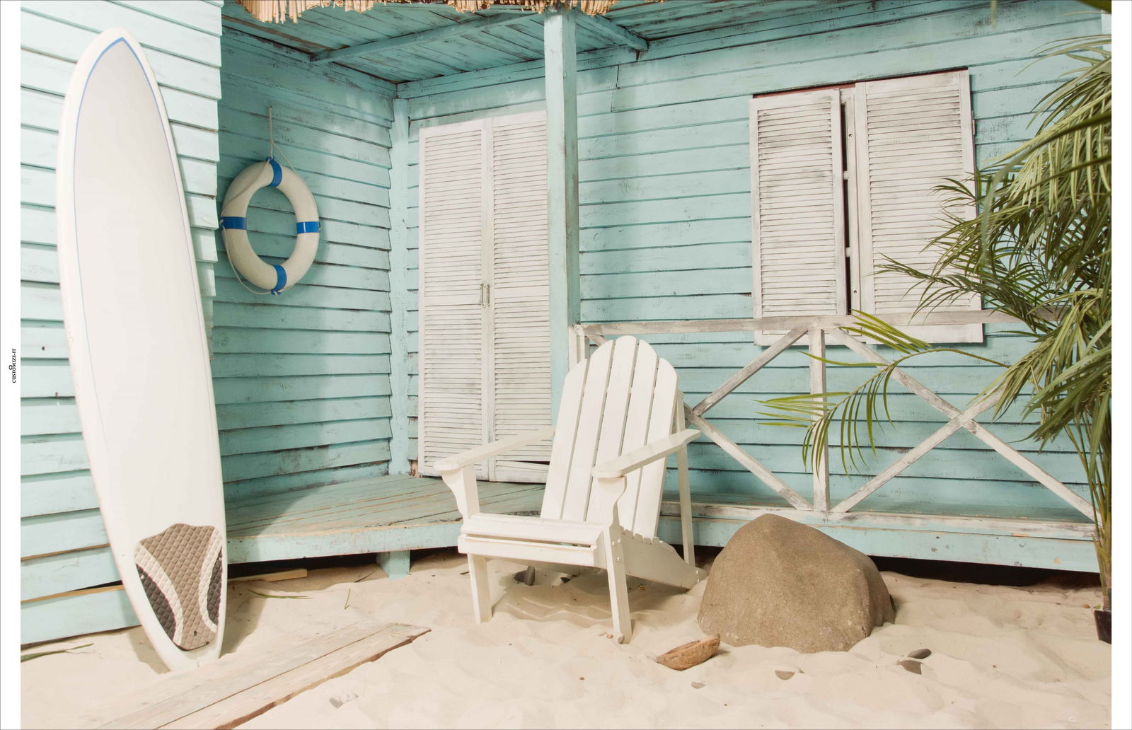 Customize it Tuindoek strandhut 210x140cm - 