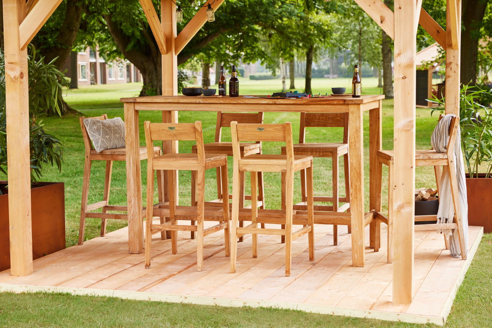 Tuindeco Teak barset Buckingham  - 