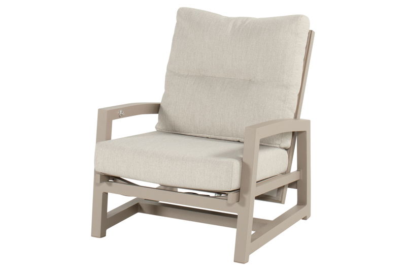 Hartman Gio verstelbare lounge stoel taupe - 