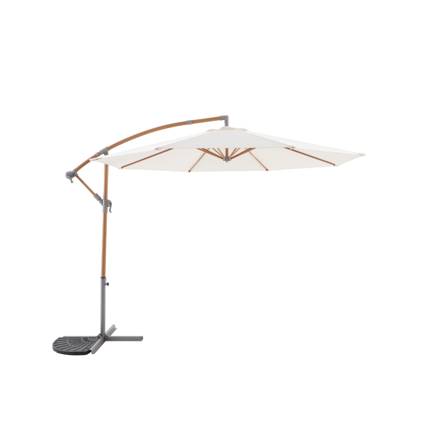 Central Park Parasol Met Zwenkarm Daze Ecru 3m