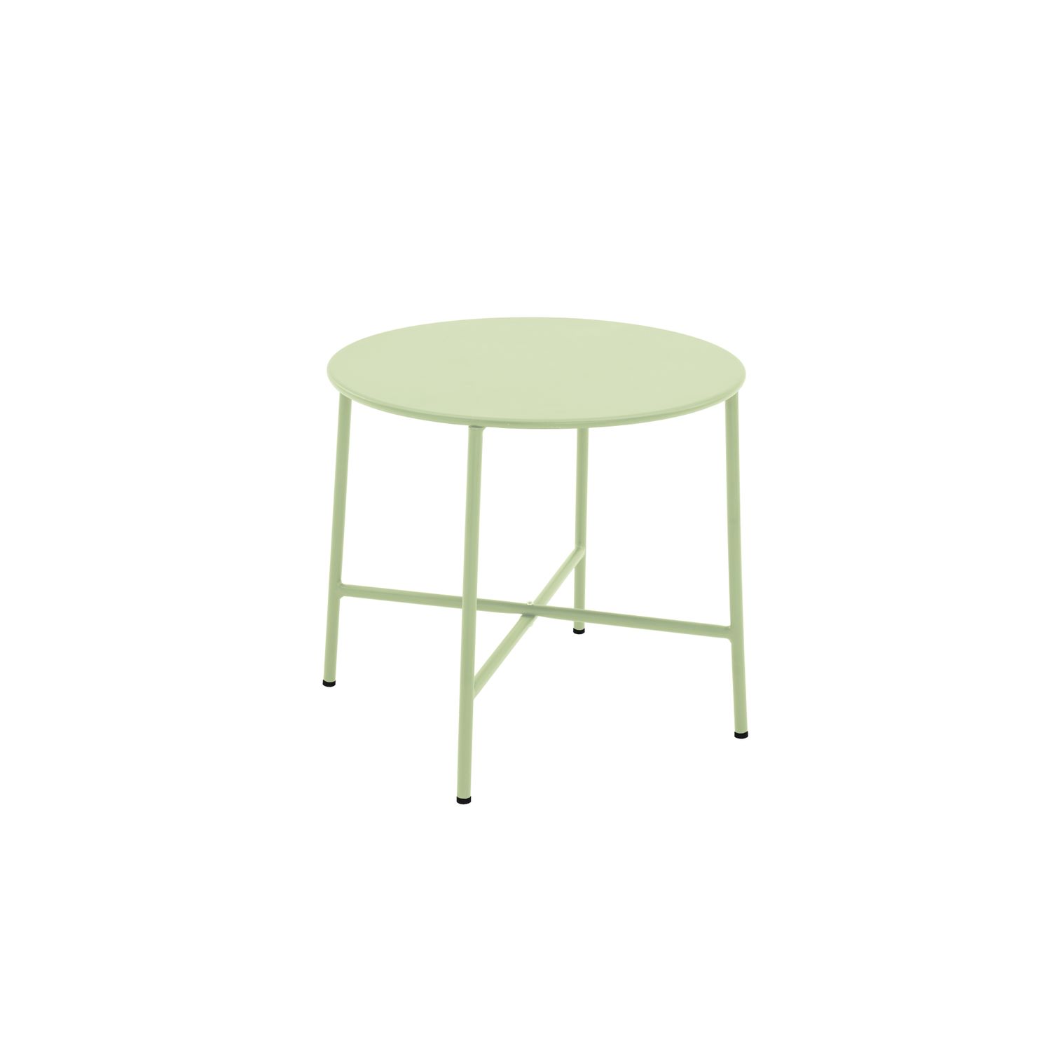 Central Park Bijzettafel Nino Staal Groen D50cm