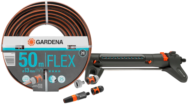 Gardena Comfort FLEX 50m Small Sproeierpakket