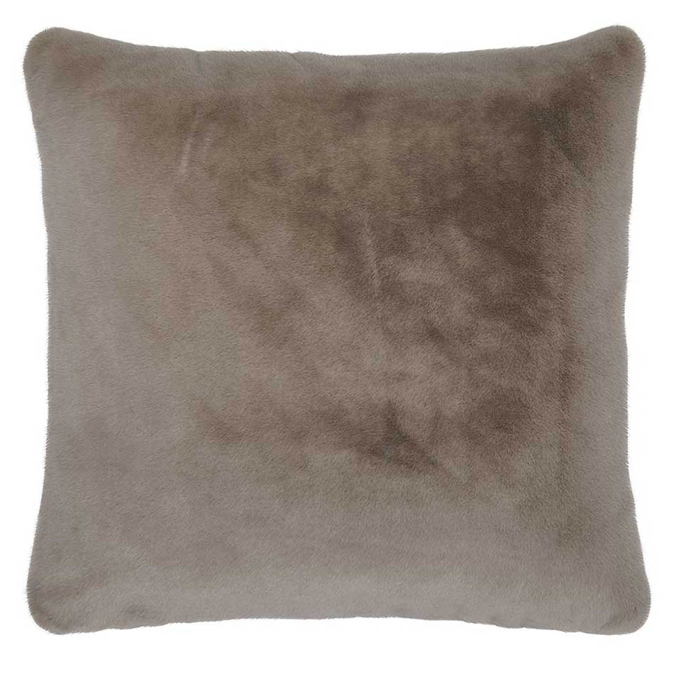 ESSENZA Sierkussen Furry Taupe 50x50cm