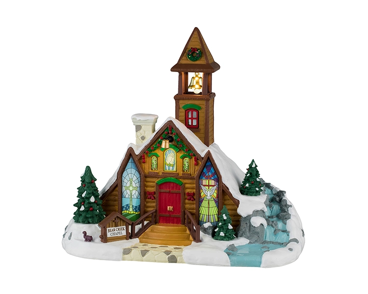Lemax Bear Creek Chapel  Vail Village Collection 2024