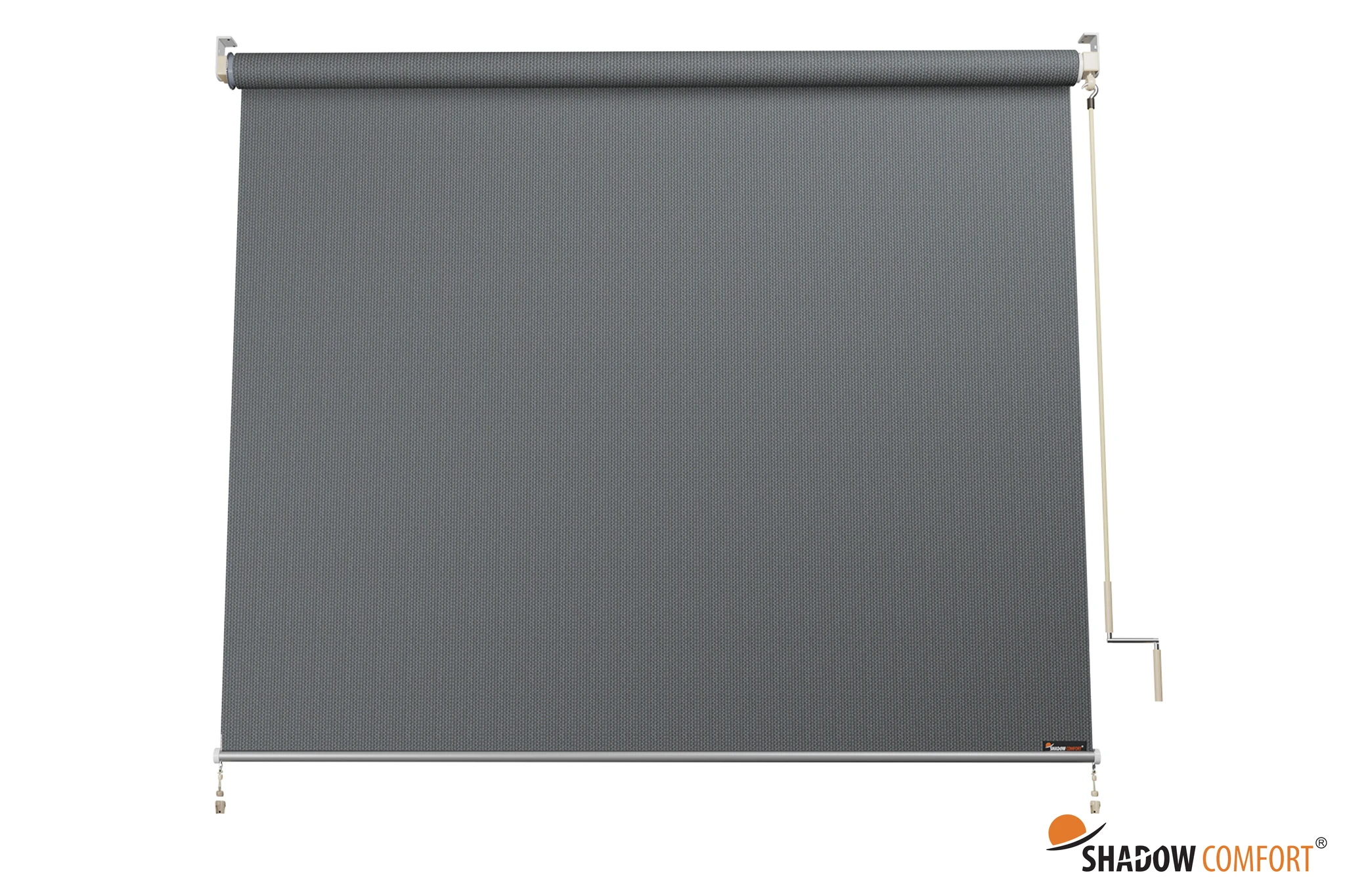 Nettenverkoop Shadow Comfort Rolgordijn Cool Grey 296 240 cm
