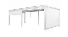 SUNS Maranza Rolgordijn 330 cm Matt White zijkant 
