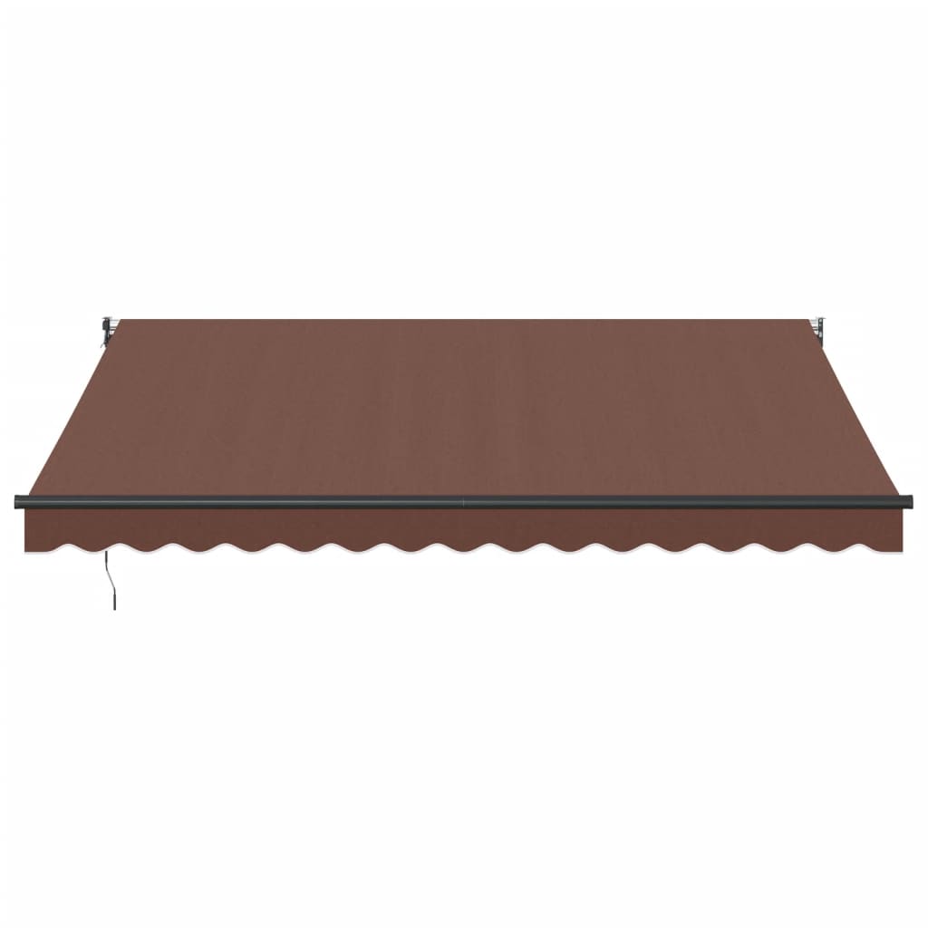 vidaXL Luifel automatisch uittrekbaar 400x300 cm bruin