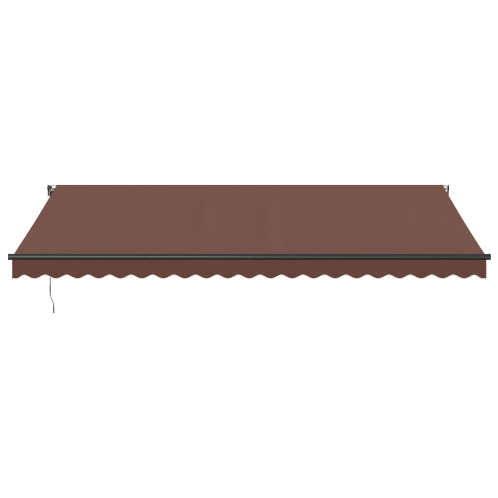 vidaXL Luifel automatisch uittrekbaar 500x300 cm bruin