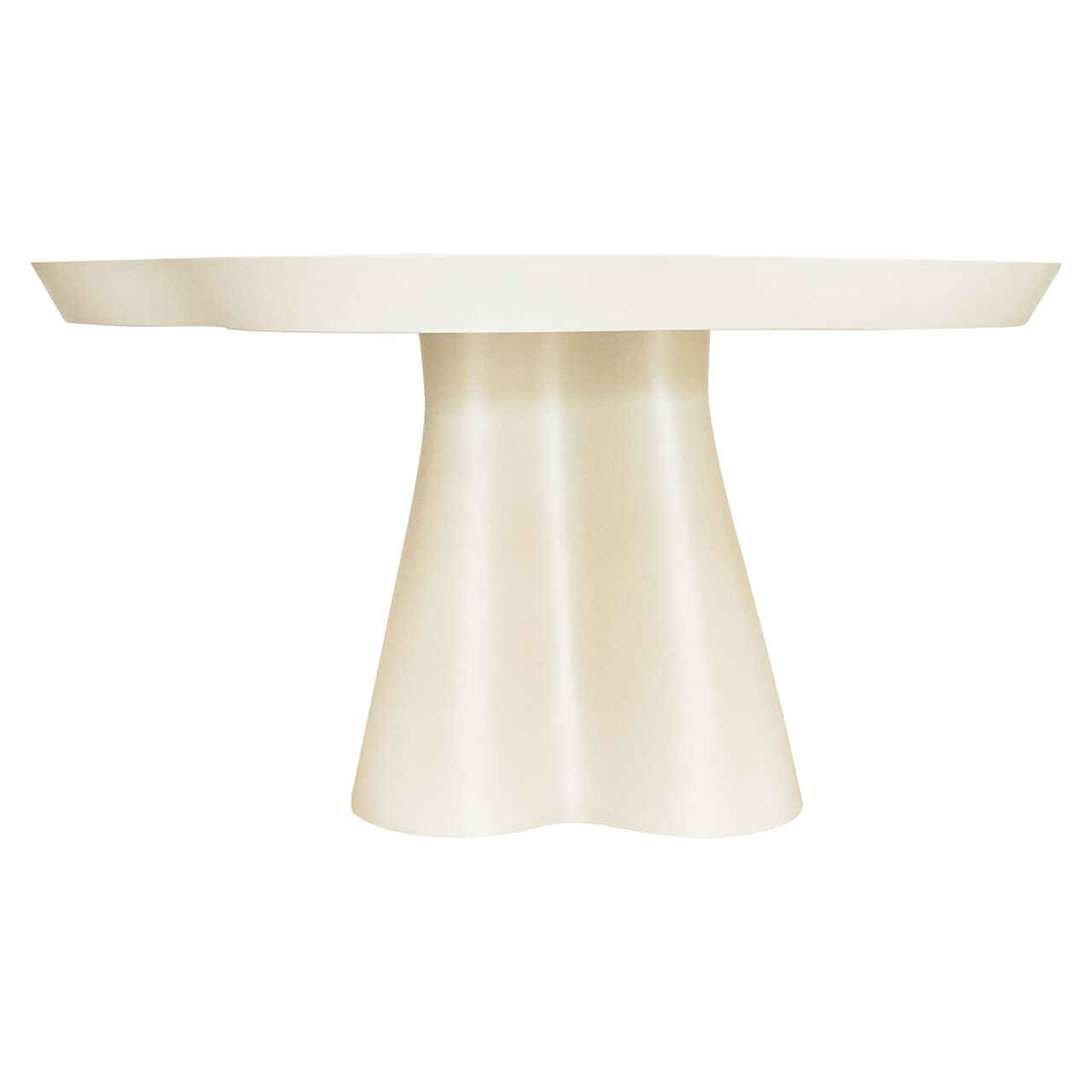 Richmond Interiors Richmond Organische Eettafel Urban Bloom 140cm - Wit