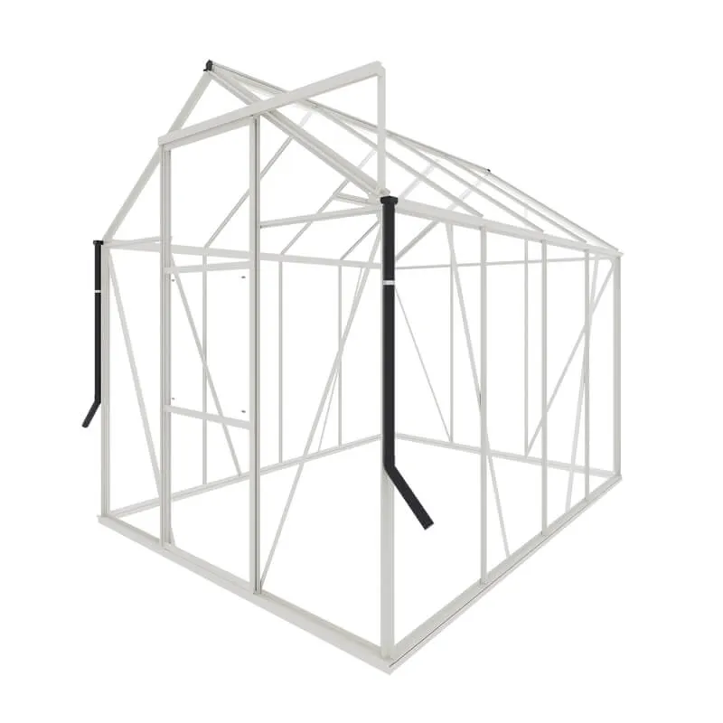 Outdoor Life Products Royal Well | Kate II Tuinkas | Veiligheidsglas 3 mm | Wit