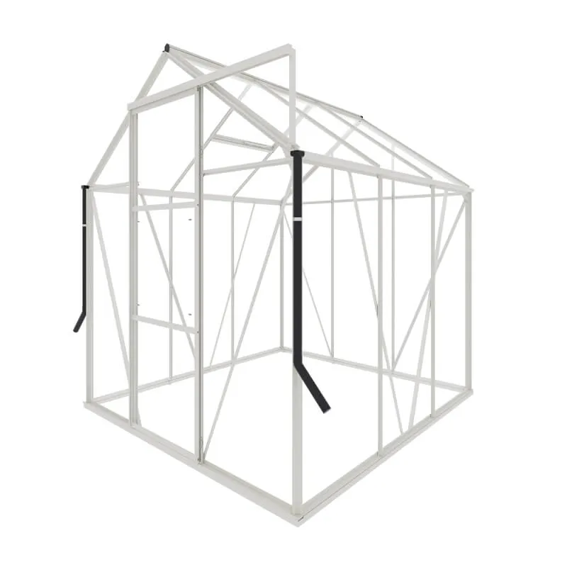 Outdoor Life Products Royal Well | Kate I Full Options Tuinkas | Veiligheidsglas 3 mm | Wit