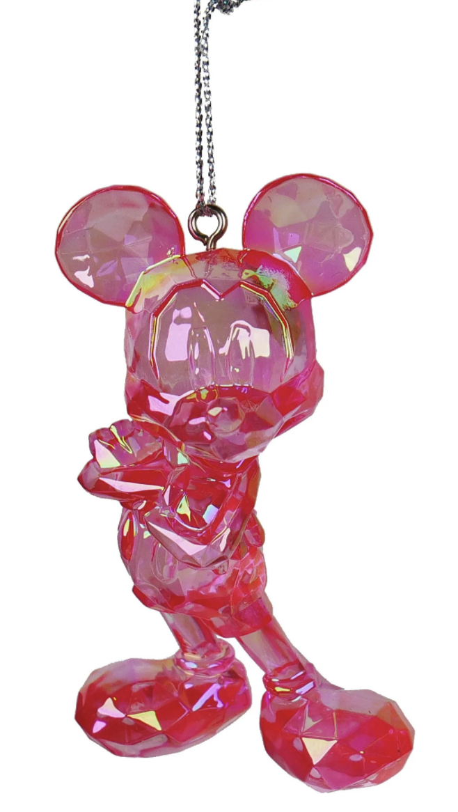 Kurt s adler Ornament acryl mickey l8cm roze - 