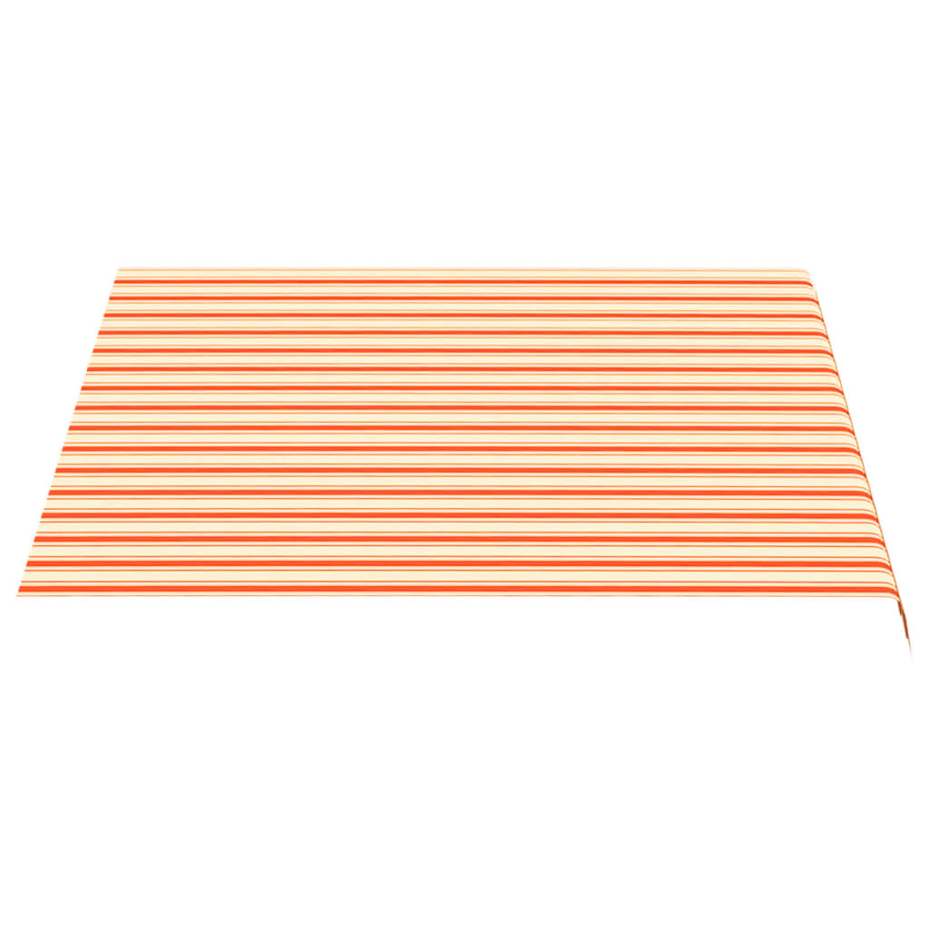 vidaXL Vervangingsdoek voor luifel 3x2,5 m geel en oranje