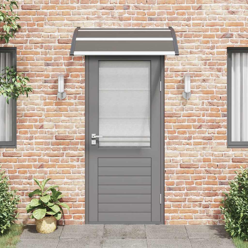 vidaXL Deurluifel 120x100 cm PC zwart