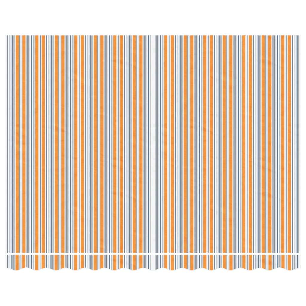 vidaXL Vervangingsdoek voor luifel gestreept 3,5x2,5 m meerkleurig