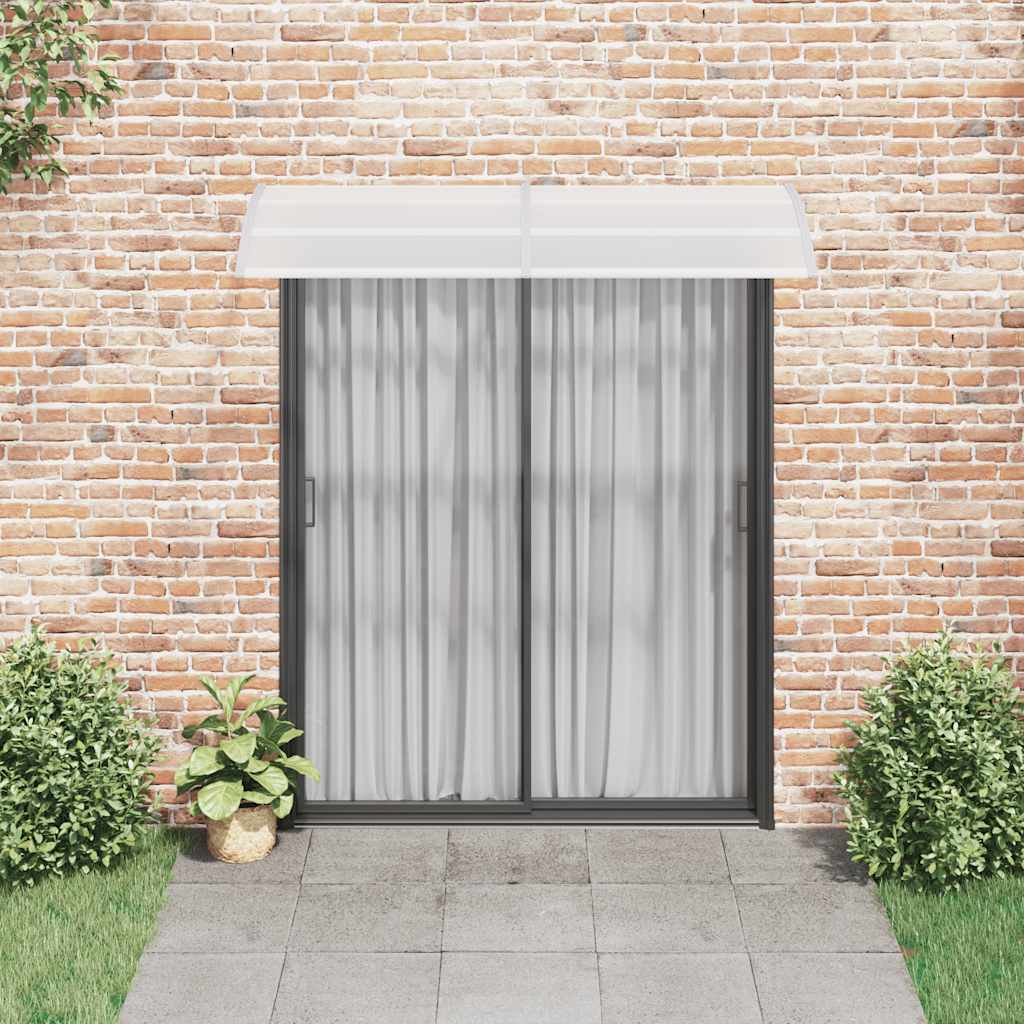 vidaXL Deurluifel 200x75 cm PC grijs en transparant