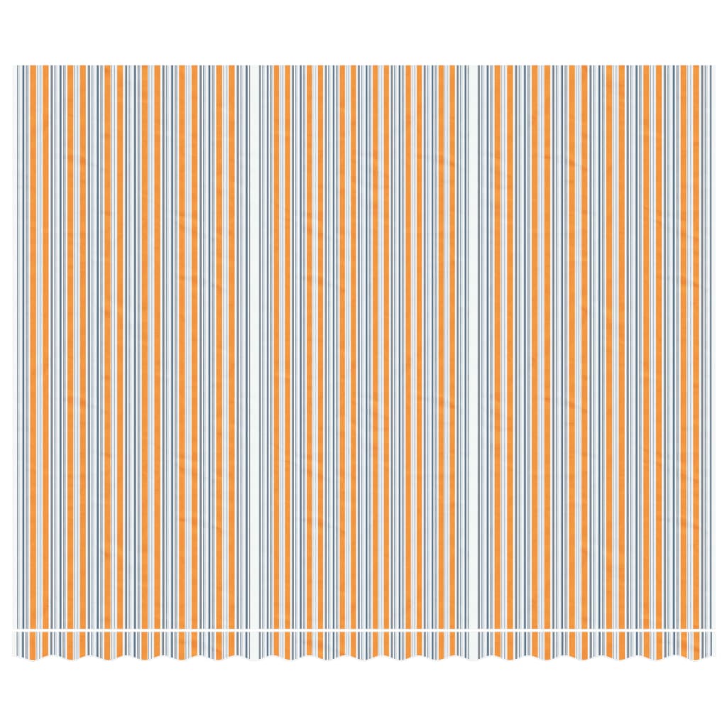 vidaXL Vervangingsdoek voor luifel gestreept 4,5x3,5 m meerkleurig