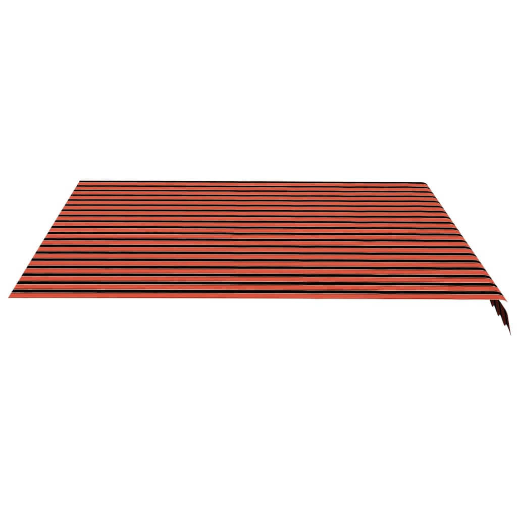 vidaXL Vervangingsdoek voor luifel 4x3,5 m oranje en bruin