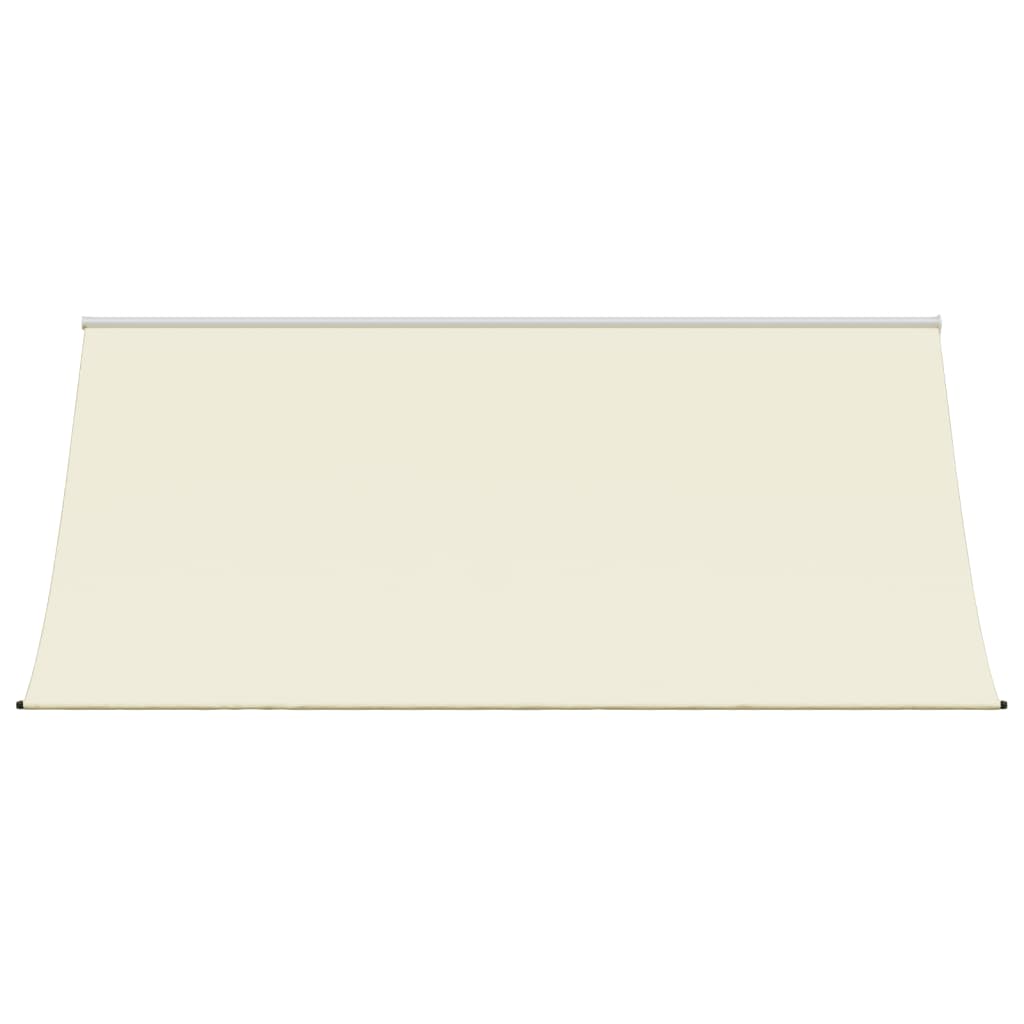 vidaXL Luifel uittrekbaar 300x150 cm stof en staal crèmekleurig