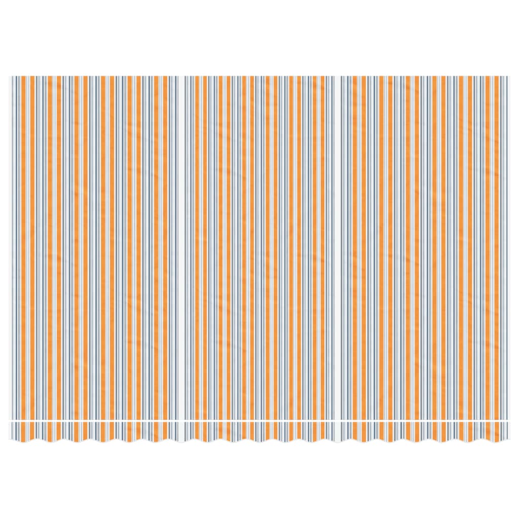 vidaXL Vervangingsdoek voor luifel gestreept 4,5x3 m meerkleurig