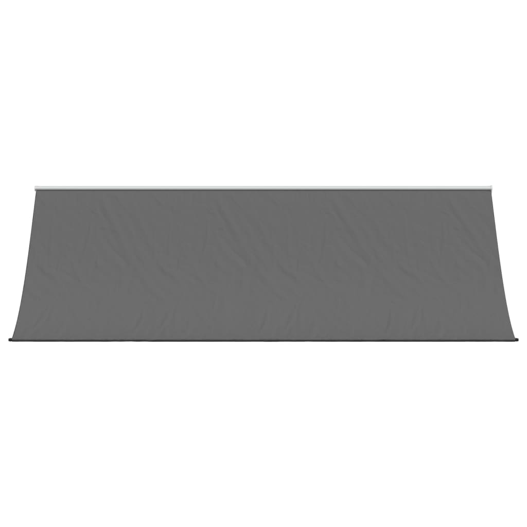 vidaXL Luifel uittrekbaar 400x150 cm stof en staal antracietkleurig