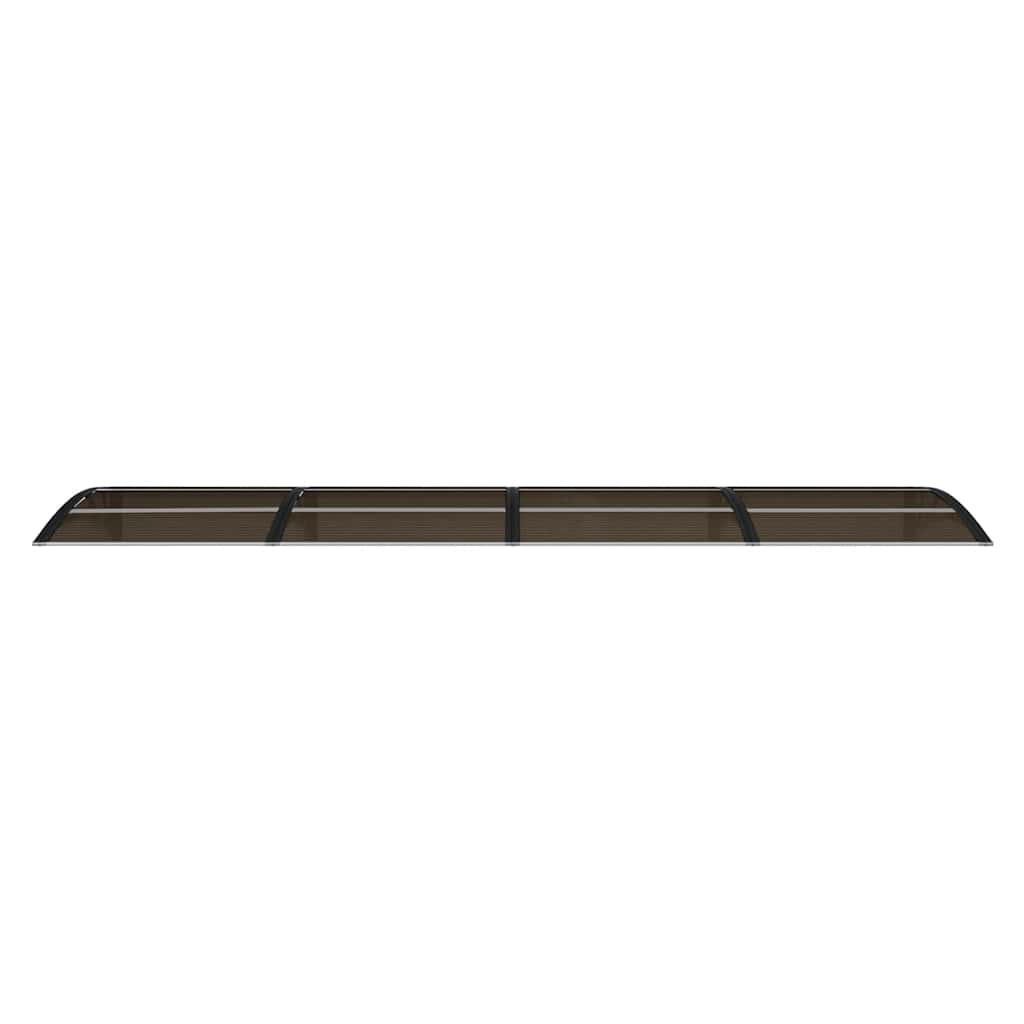 vidaXL Deurluifel 350x75 cm polycarbonaat zwart