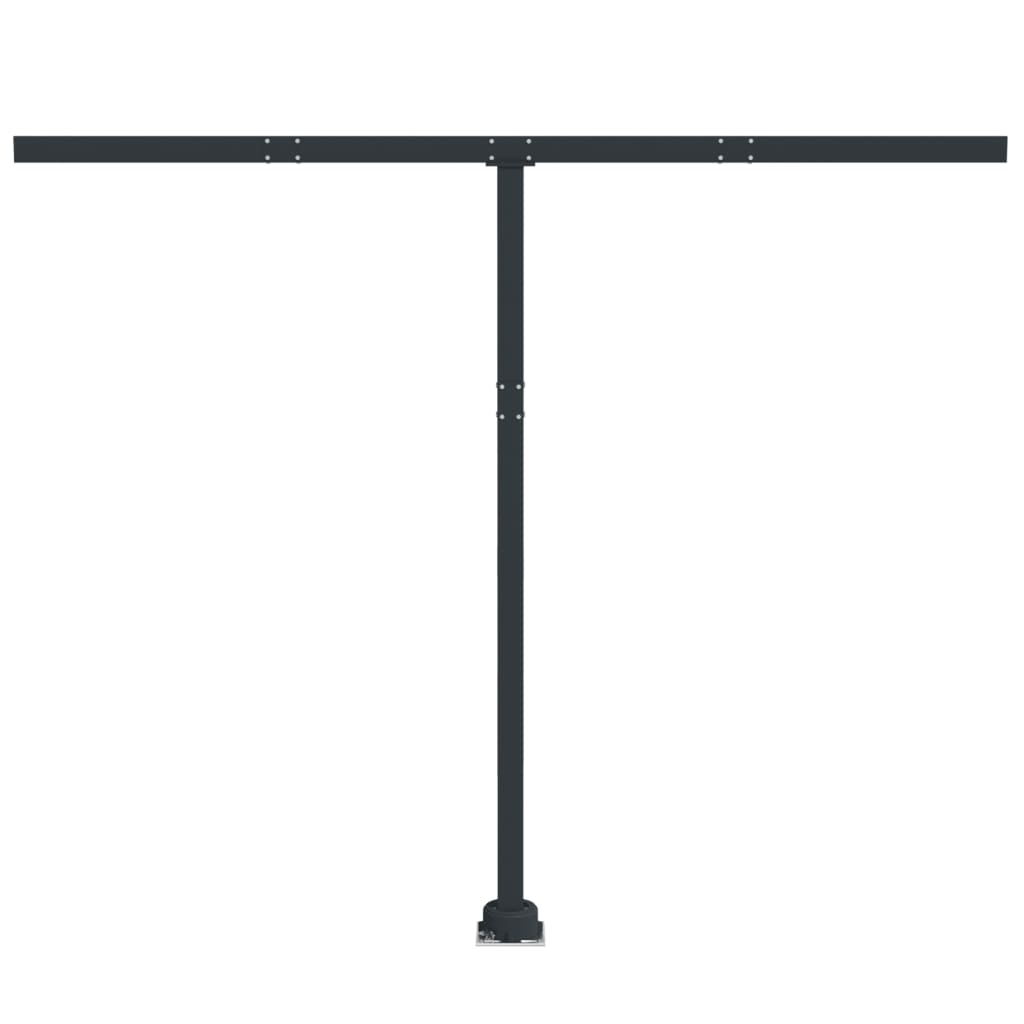 vidaXL Luifelpaalset 300x245 cm ijzer antracietkleurig