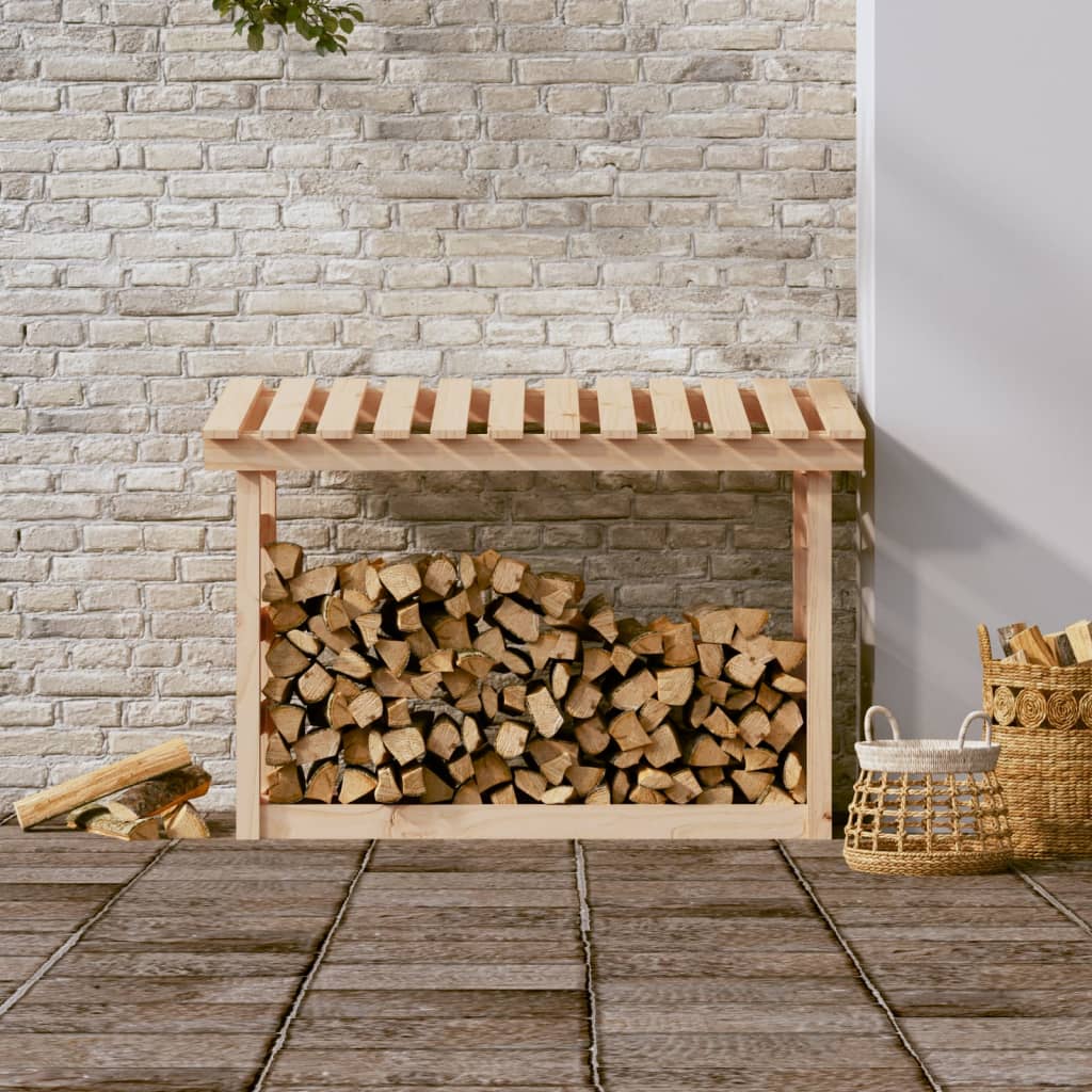 VidaXL Haardhoutrek 108x64,5x78 cm massief grenenhout