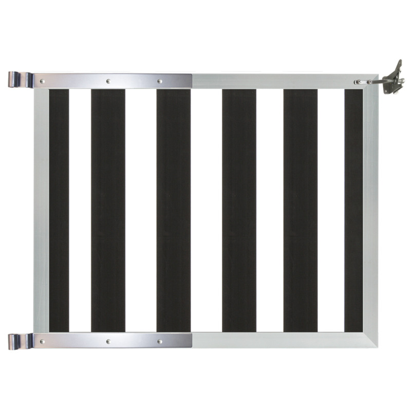 C-Wood Tuinhek poort composiet Design antraciet met alu frame incl. hang- en sluitwerk (100  x  80 cm)