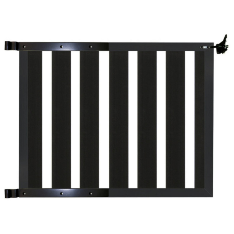 C-Wood Tuinhek poort composiet Design antraciet met antraciet frame incl. hang- en sluitwerk (100  x  80 cm)