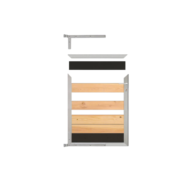 C-Wood Tuinpoort frame aluminium Mix & Match - blank (90 x 90 cm)