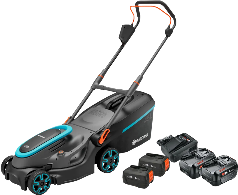 Gardena PowerMax 37/36V P4A 4,0 Ah Accu (4x) Starterspakket