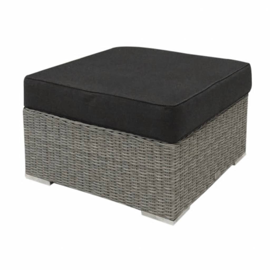 AVH-Collectie Matino voetenbank 78x78 cm grijs
