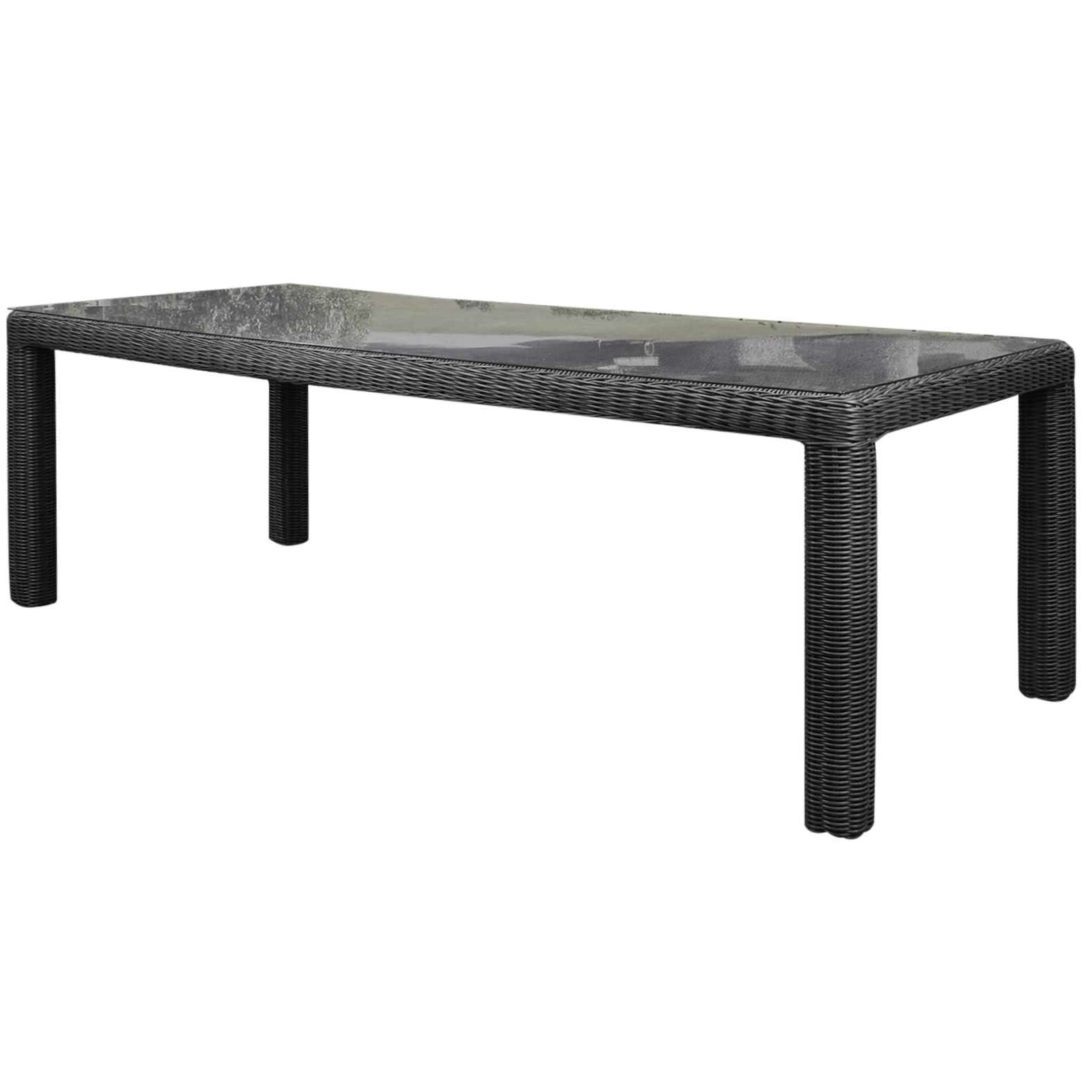 AVH-Collectie Bergamo dining tuintafel 240x100xH78 cm antraciet