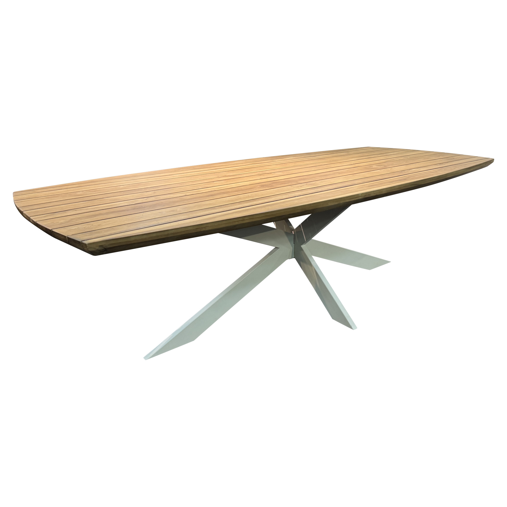 AVH-Collectie Lido low dining tuintafel 240x100xH69 cm acacia blad natural sand