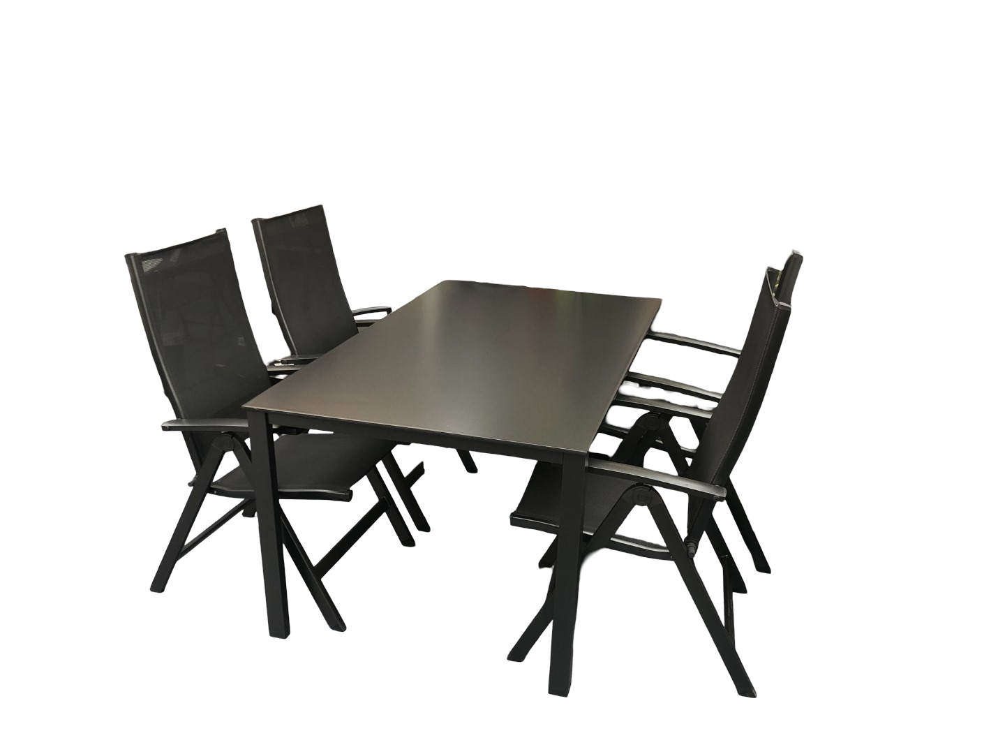 Driesprong collection Cubic dining set cubic tafel met 4 x easy stoel - 