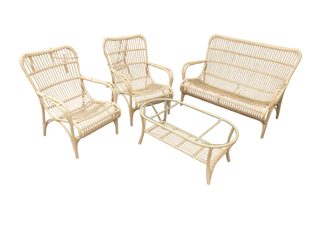 Eurofleur aanbieding Tahiti loungeset light bamboo - 