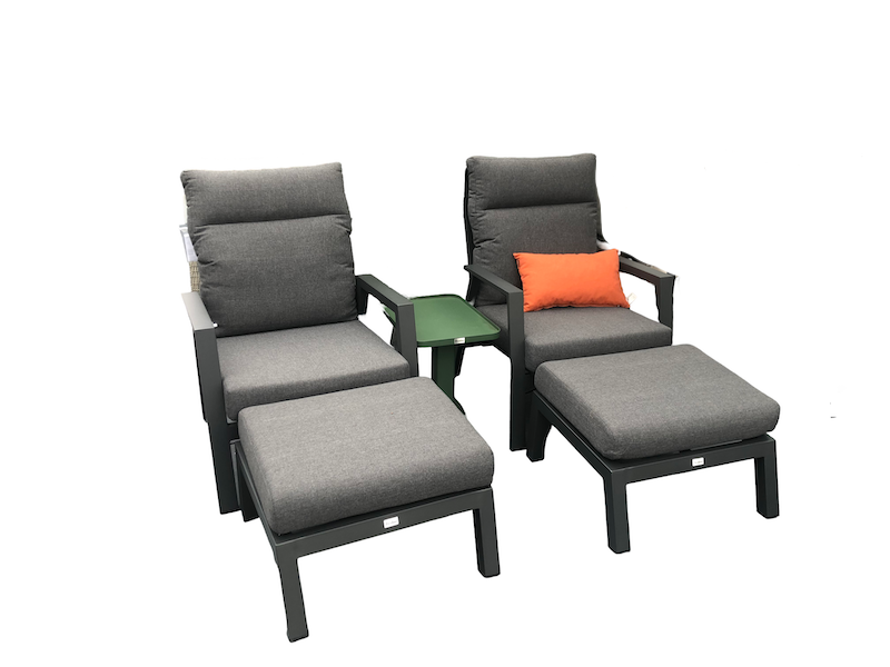 Driesprong collection Relaxset urben antraciet 5 delige set - 