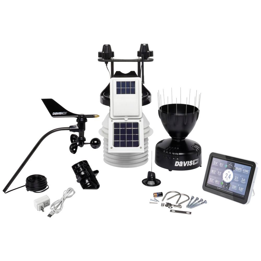 Davis Instruments VANTAGE PRO2 active Plus with console - EU 6263EU Draadloos weerstation Aantal sensoren max.: 80