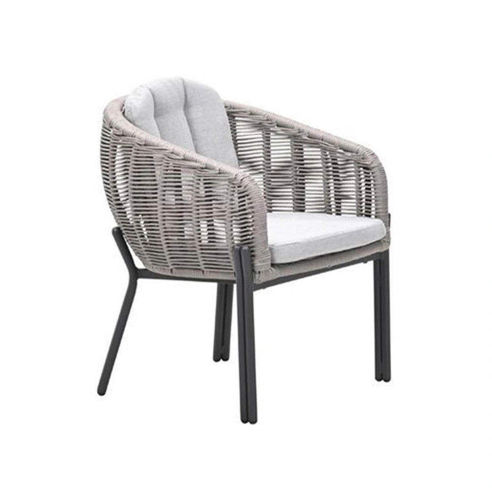 Garden impressions Zaragosa Dining Tuinstoel Carbon Black/Valley Sand - 