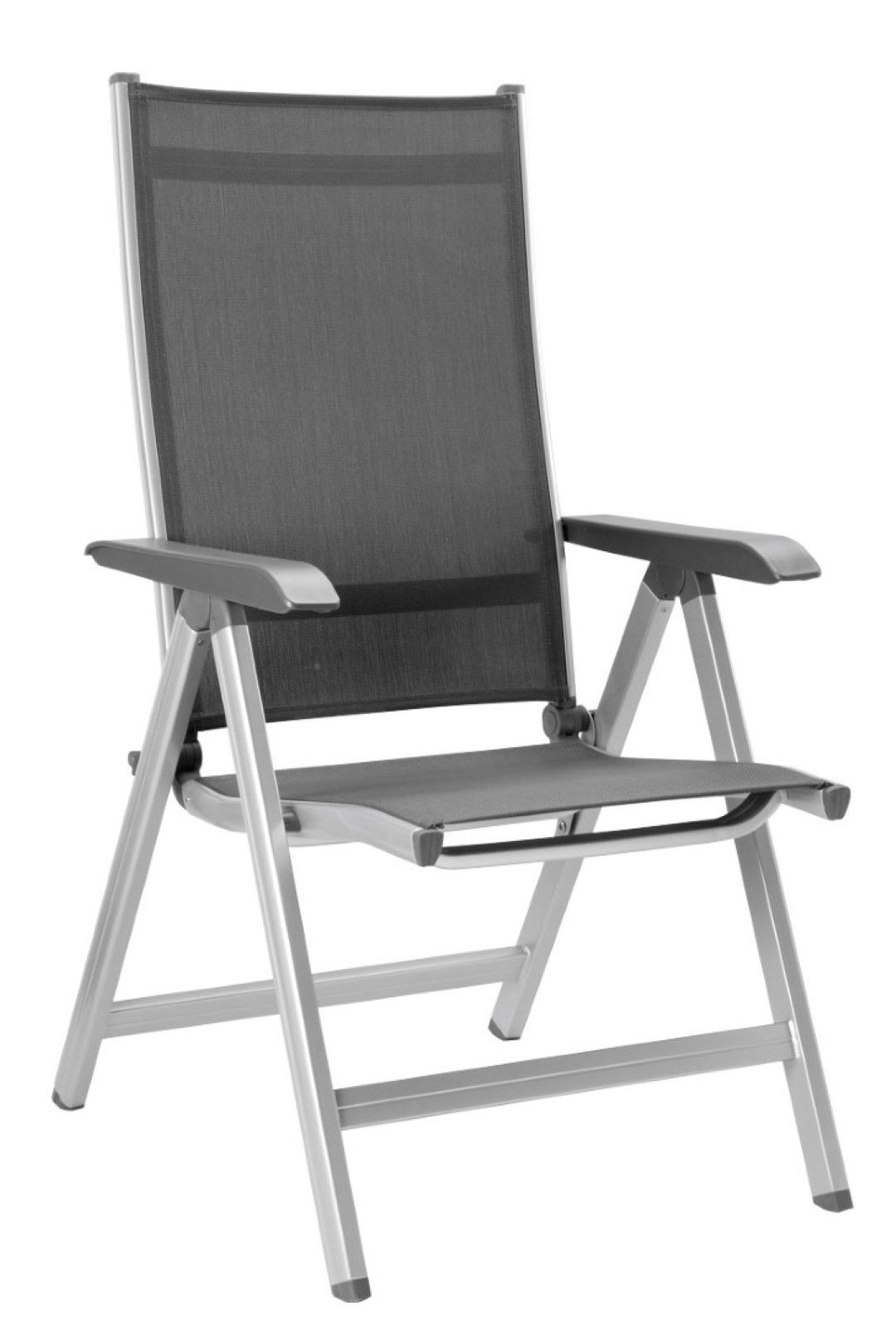 Kettler Basicplus zilver antraciet verstelbare fauteuil - 