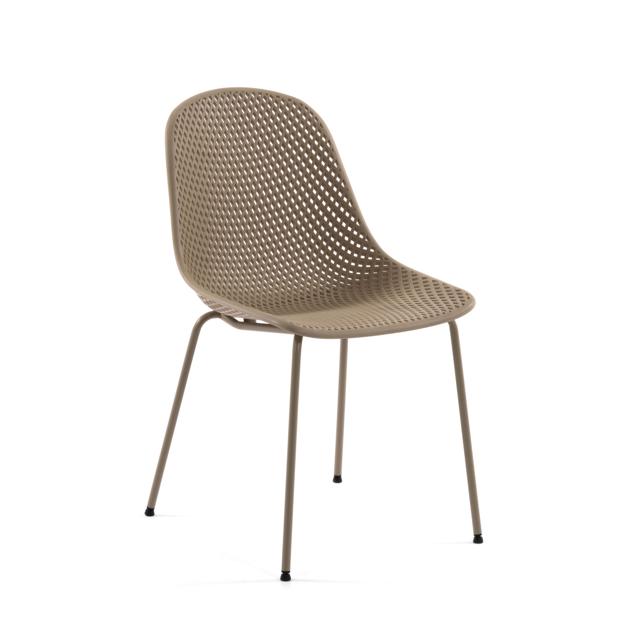 Kave Home Tuin / Eetkamerstoel Quinby - Beige
