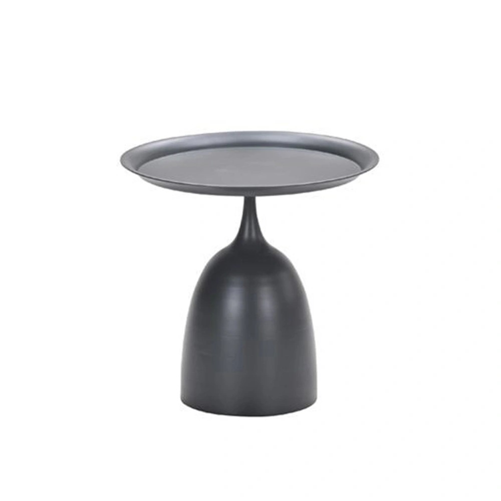 Garden impressions Mioala Bijzettafel Carbon Black dia. 50xH48 cm - 
