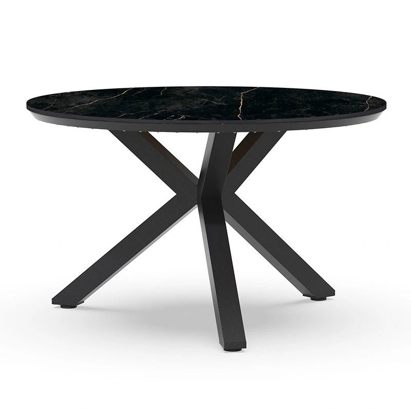 Tierra outdoor Oblong Tuintafel Marble Charcoal dia. 120 cm - 