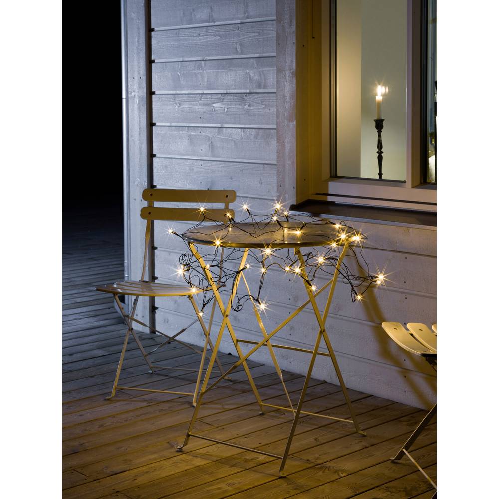 Konstsmide Lichtnet Buiten 24 V Energielabel: G (A - G) 96 LED Barnsteen