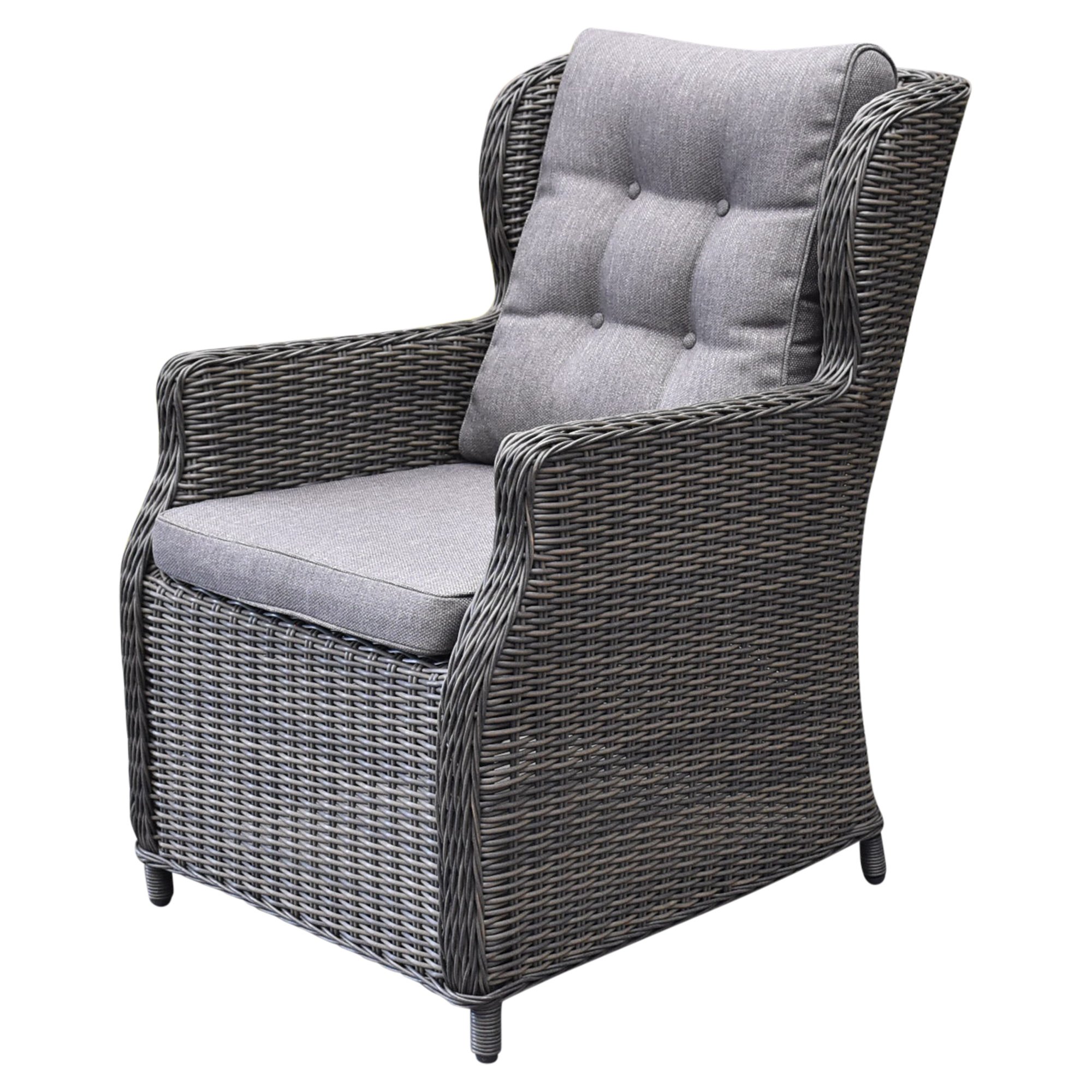 AVH Premium Collection Ibiza premium dining tuinstoel antraciet