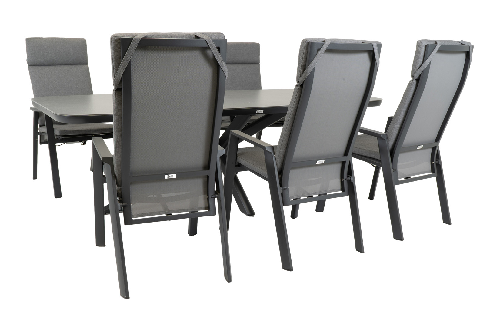 Relax Diningset Vancouver Palermo 7-delig 240 x 110 cm
