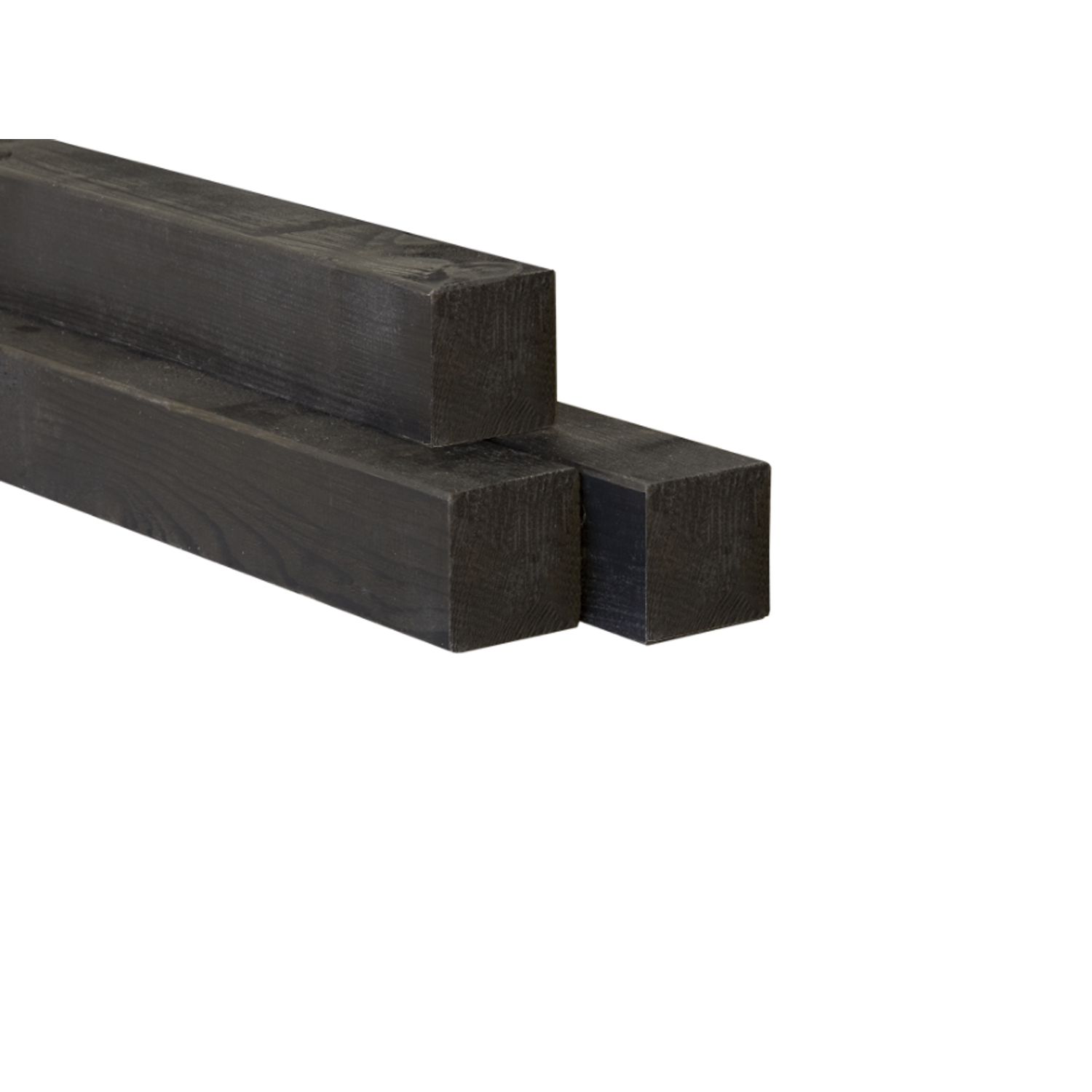 Praxis Tuinpaal Zwarte Den S4s 8,8x8,8x270cm