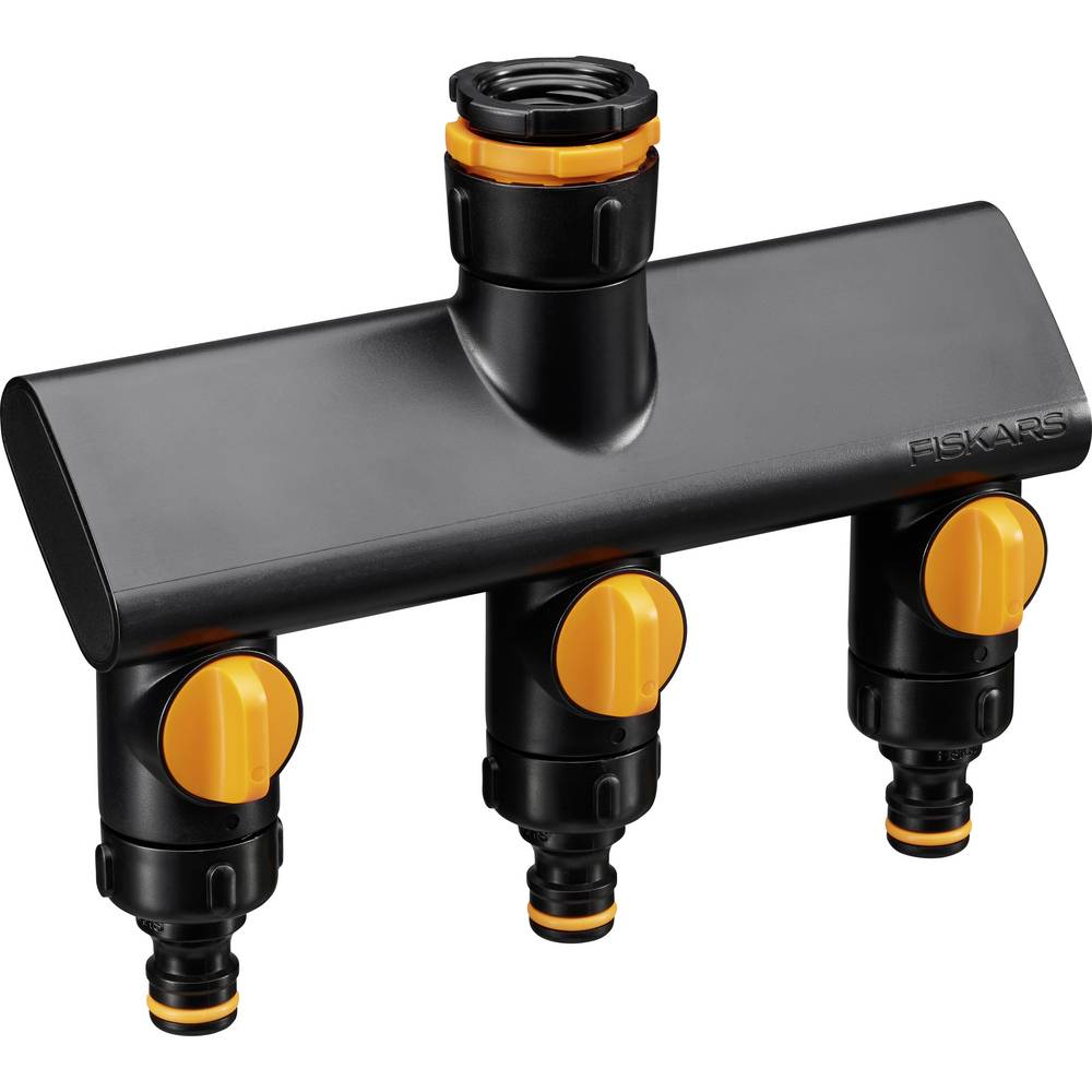 Fiskars 1070578 Comfort 3-weg verdeler Met reguleerventiel